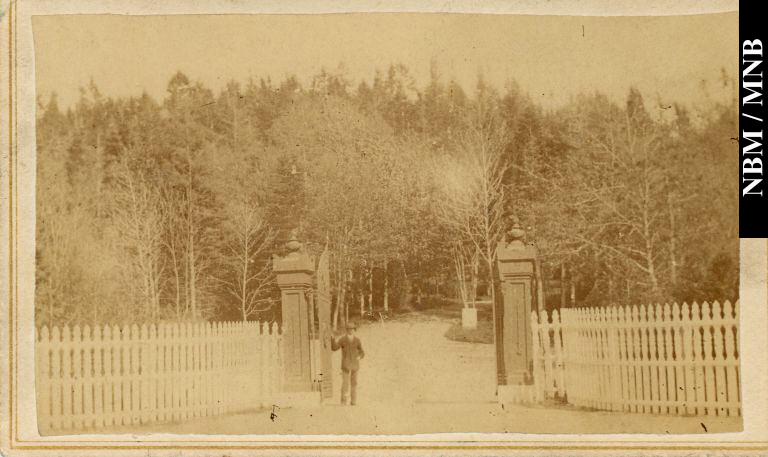 Gates to Fernhill Cemetery, Rothesay Avenue, Saint John, New Brunswick