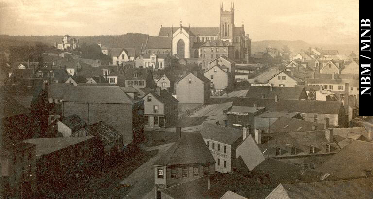 Waterloo Row and Cathedral of the Immaculate Conception, Saint John, New Brunswick
