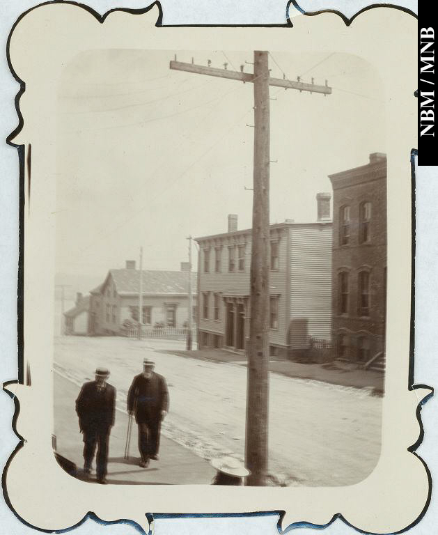 Members of the Woodburn Family on Orange Street, Saint John, New Brunswick