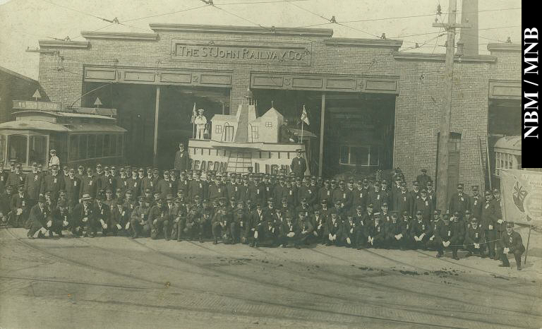 Saint John Railway Company and Staff, Saint John, New Brunswick