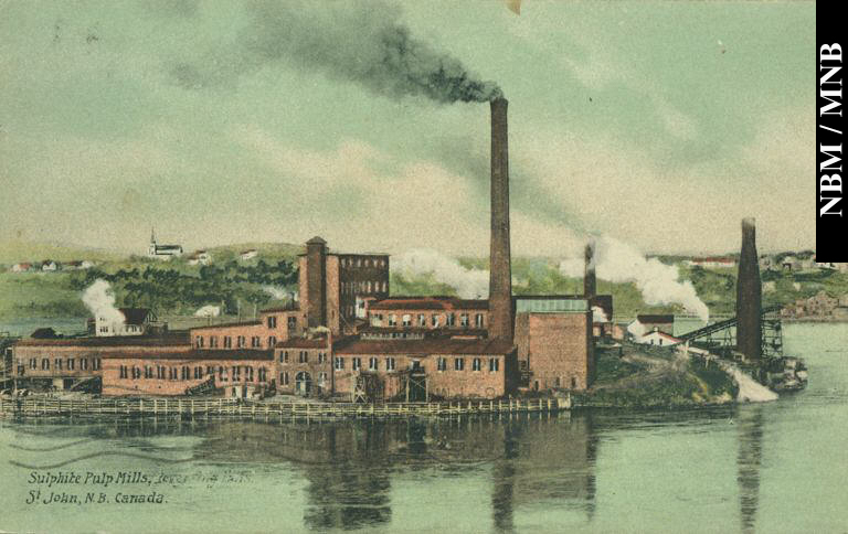 Sulphite Pulp Mill, Reversing Falls, Saint John, New Brunswick