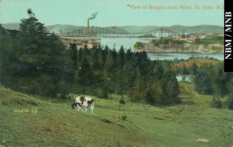 View of Bridges from the West, Saint John, New Brunswick