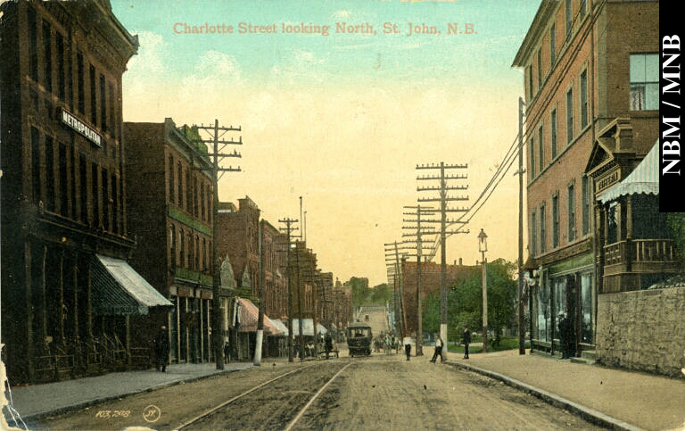 Charlotte Street Looking North, Saint John, New Brunswick