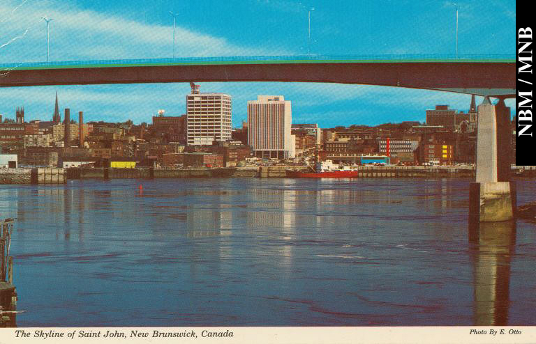 The Skyline of Saint John, New Brunswick