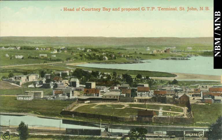 Head of Courtenay Bay and Proposed G.T.P. Terminal, Saint John, New Brunswick