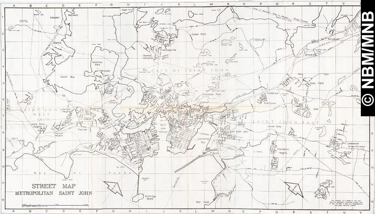 Street Map, Metropolitan Saint John